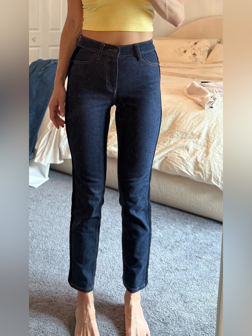 Zimmermann Dark Blue Straight Leg Jeans